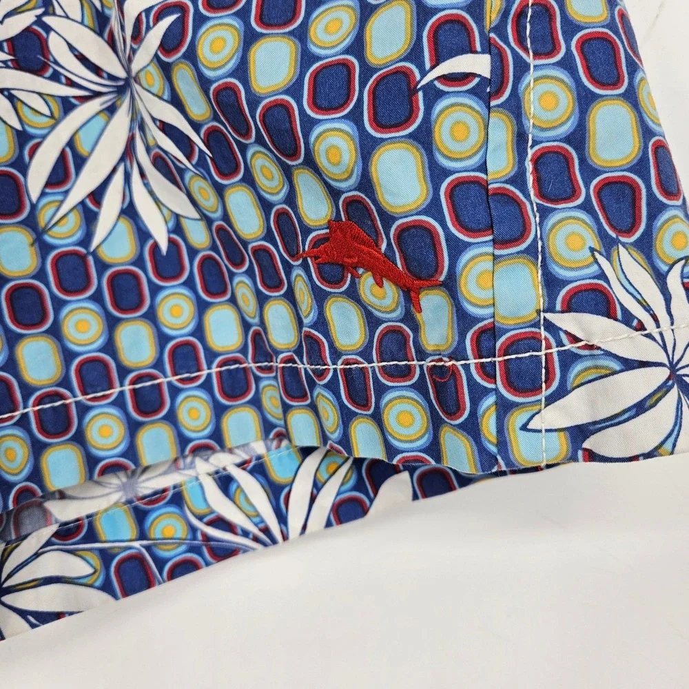 Tommy Bahama Swim Trunks Mens Medium Lined‎ AOP Floral Relax Summer Beach